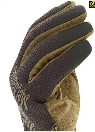 Перчатки mechanix fastfit койот\коричневый 4