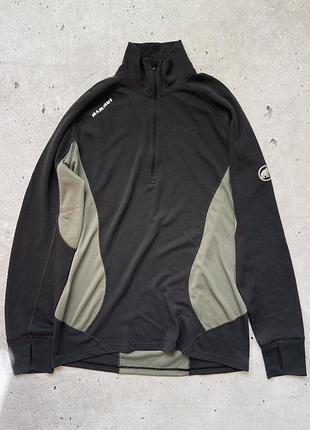 Чоловіча трекінгова термо кофта mammut alpine underwear half zip