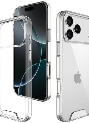 Чехол tpu space case transparent для apple айфон 17 pro max / айфон 18 pro max, прозрачный силиконовый кейс 4