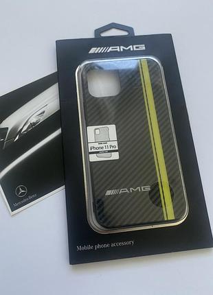 Оригинальный чехол mercedes-amg для iphone 11 pro apple