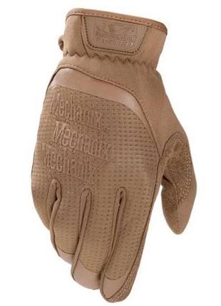 Рукавиці тактичні mechanix fastfit койот