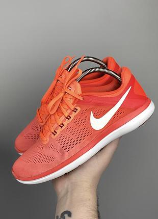 Оригінальні жіночі кросівки nike flex 2016 rn яскраво-оранжеві 40 р. 25.5 см