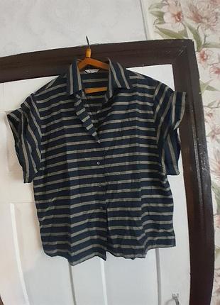 Класна блуза,сорочка massimo dutti,розмір42 шовк,бавовна. 4