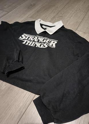 Кроп светр світшот h&m stranger things 158-164рр. як новий