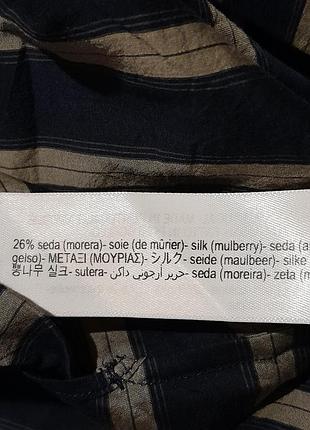 Класна блуза,сорочка massimo dutti,розмір42 шовк,бавовна. 6