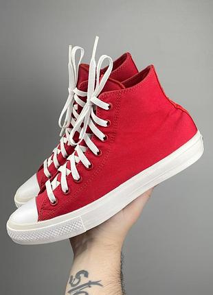 Оригінальні високі кеди converse chuck taylor all star червоні 43 р. 28 см
