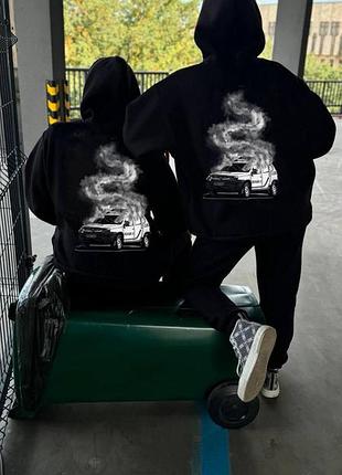 Худи милитари цвет черный, размеры s-xxl