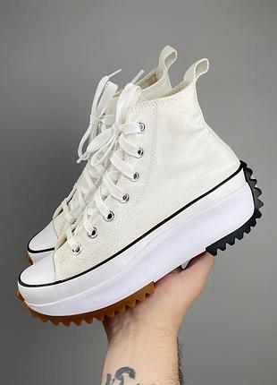 Оригінальні високі кеди converse run star hike білі 38 р. 23.5 см