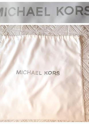 Michael kors пыльник 46 х 47 см белый сатин мешочек чехол