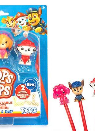 Набор коллекционных фигурок-топеров sambro серии "bop n tops"- ежедневничный патруль (5 фигурок, в ассортименте)