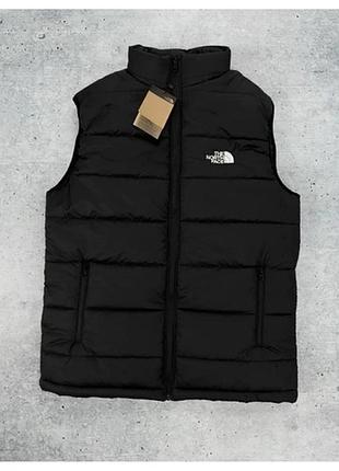 Жилет чоловічі the north face водовідштовхувальна непродувна плащівка,туреччина,логотип вишивка