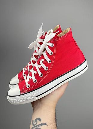 Оригінальні високі кеди converse chuck taylor all star червоні 39 р. 24.5 см