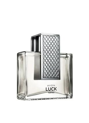 Туалетная вода для мужчин avon luck 75 мл