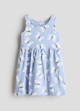 Хлопковое платье с узором h&amp;m