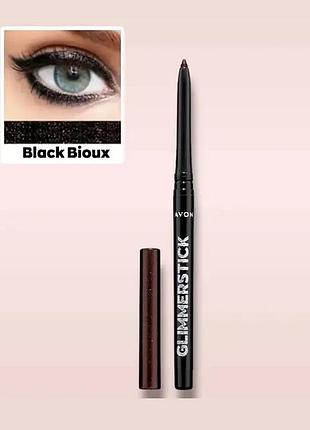 Черная бездна / black bioux мерцающий карандаш для глаз glimmersick avon
