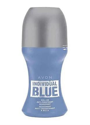 Дезодорант-антиперспирант с шариковым аппликатором avon individual blue 50 мл