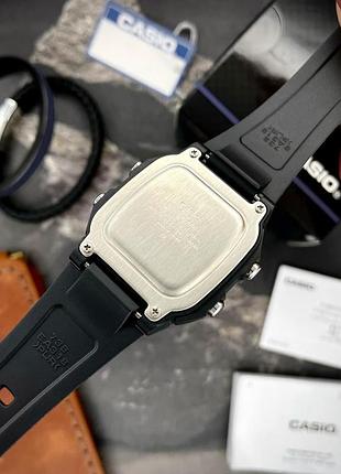 Мужские часы casio w-800h-1b 4