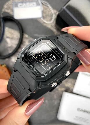 Мужские часы casio w-800h-1b 6