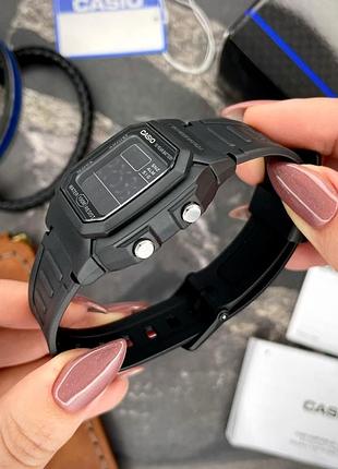Мужские часы casio w-800h-1b 7