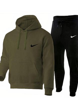 Чоловічий спортивний зимовий костюм на флісі nike fleece winter ❄️