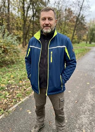 Мужская рабочая куртка софтшелл king craft fashion (немечковая), размер 52 (l/xl)