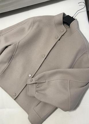 Роскошный шерстяной жакет бомбер max mara