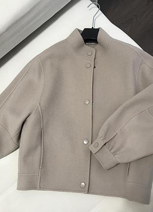 Роскошный шерстяной жакет бомбер max mara