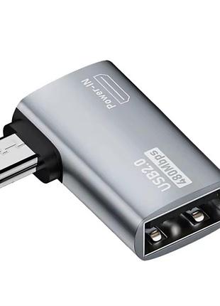 Micro usb otg адаптер с дополнительным портом питания (power-in)