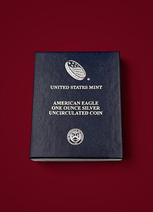 Срібна монета «american eagle». сша, 2015 6
