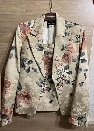Костюм-двійка ire moda із преміального жаккарда.  розм -м