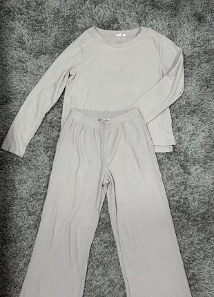 Трикотажний костюм з прямими штанами gap