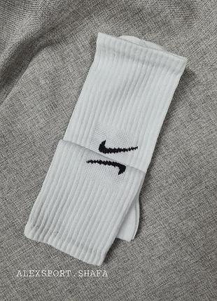 Носки men nike высокие белые унисекс от 36р до 44р, белые носки3 фото