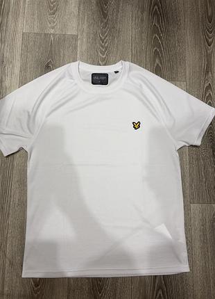 Футболка lyle scott , у білому кольорі , в розмірі м-l