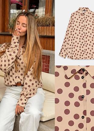 Сатинова сорочка zara
