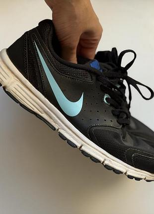Кросівки nike оригінал 38 розмір найк кроси чорні з синім