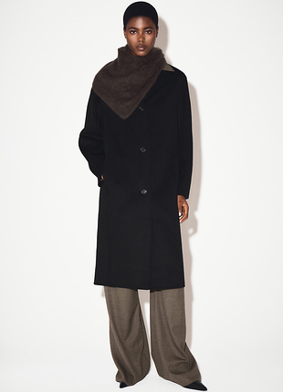 Пальто женское cos double-faced wool long coat / s 2
