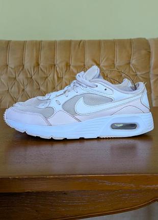Кросівки nike жіночі air max sc білі з рожевим у ретро стилі (оригінал)