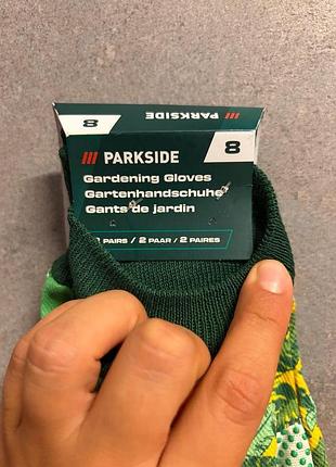Садові рукавички parkside, 2 пари parkside 3