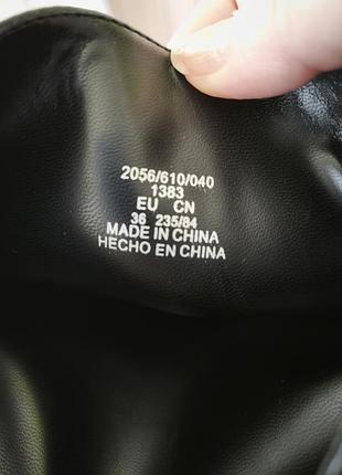 Высокие деми сапоги zara 7