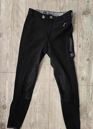 Бріджі для верхової їзди pikeur 170 (14-16 років) lucinda grip чорні з силіконовою леєю