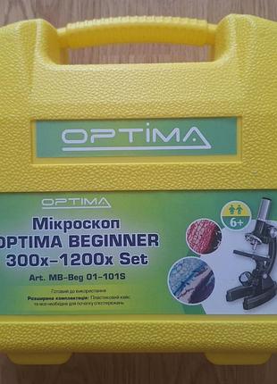 Микроскоп оптический optima beginner 300x-1200x