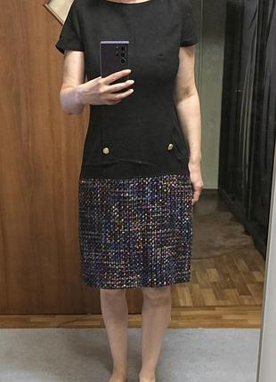 Платье шерсть твид luisa spagnoli 10