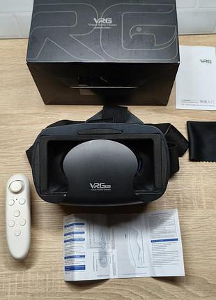 Очки виртуальной реальности 3d vrg pro с пультом (шлем vr для смартфона)