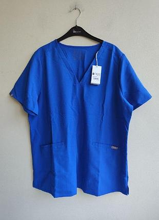 Жіночий медичний топ футболка figs casma three pocket scrub top 2xl