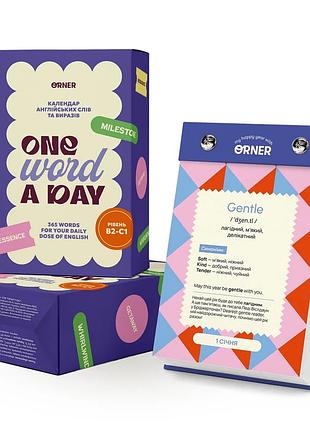 Календар англійських слів «one word a day»