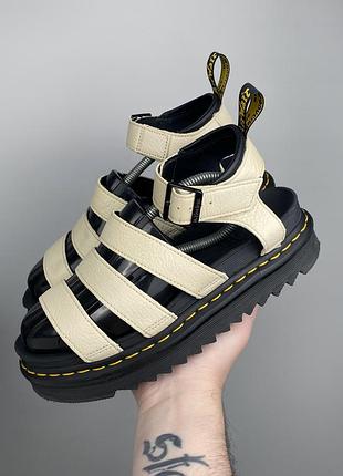 Оригінальні сандалі dr. martens blaire чорні/бежеві 39 р. 25 см