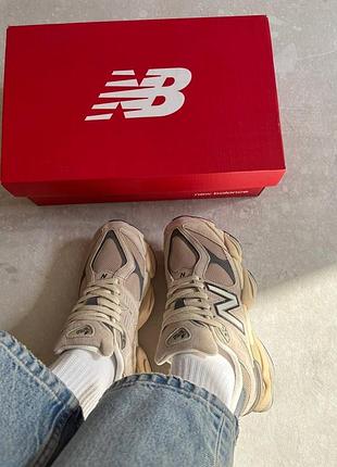 New balance 9060 beige brown blue 7