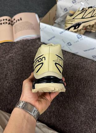Salomon xt-6 gore-tex beige&amp;black 6