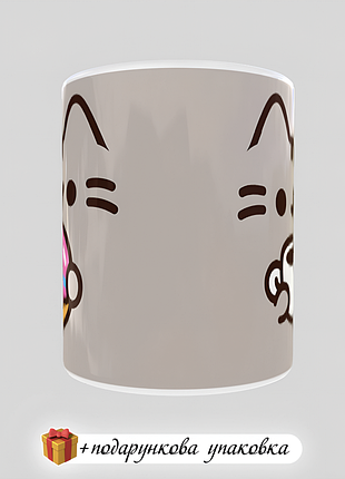 🎁подарок чашка для девочки pusheen детская пушин 2