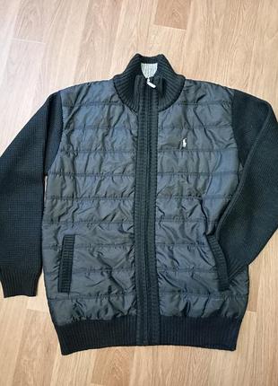 Куртка мужская, тонкая на флисе р l/xl